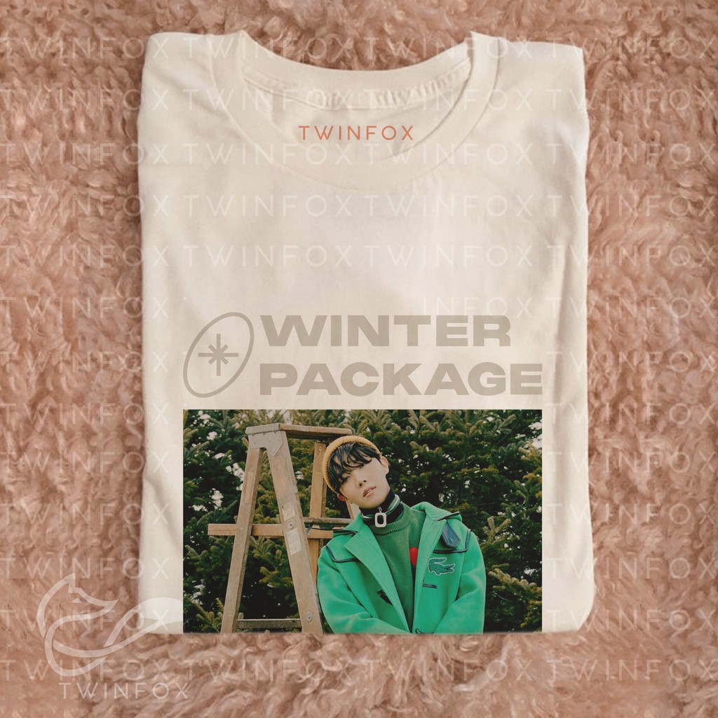 Kaos Kpop Unisex Bangtan J-hope Winter Package Photo (2021)