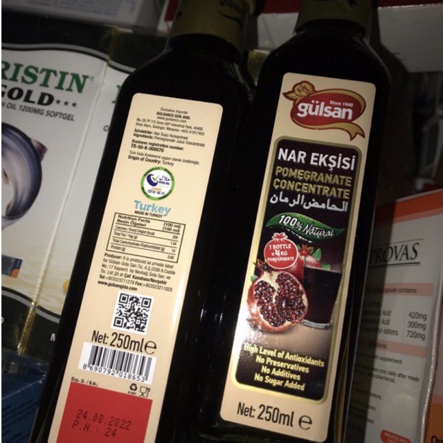 

Gulsan Nar Eksisi Pati Delima 250ml READY EXP2023