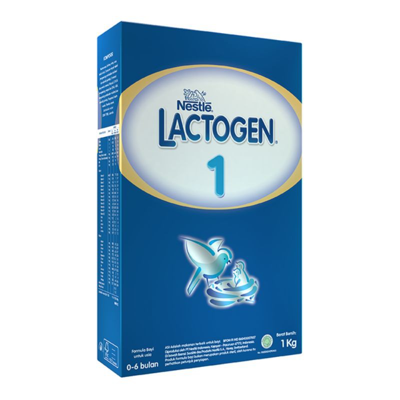Nestle Lactogen 1 Susu Formula 0-6 Bulan Box 1 kg