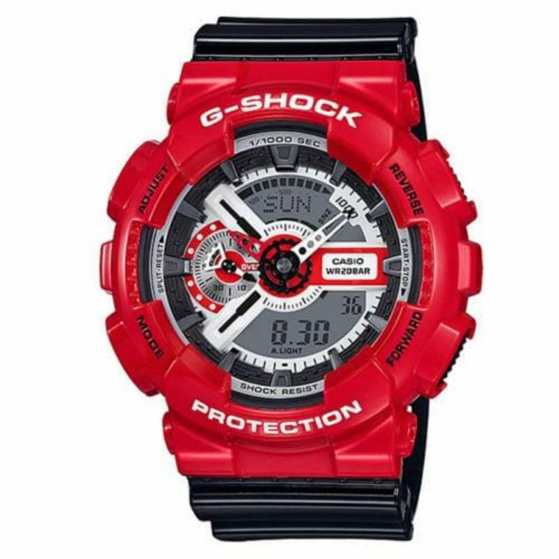 Jam Tangan Casio Gshock GA110 Water Resistant Free Paper Bag Card Manual