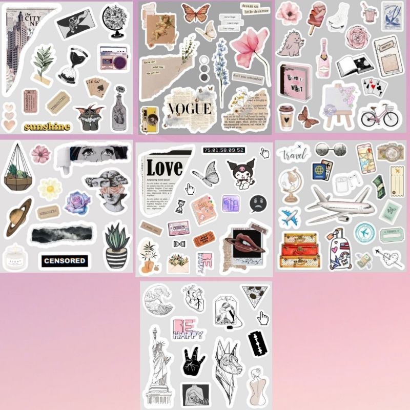 

STICKER TUMBLR SUNSHINE / STICKER AESTHETIC / STICKER PACK SUNSHINE