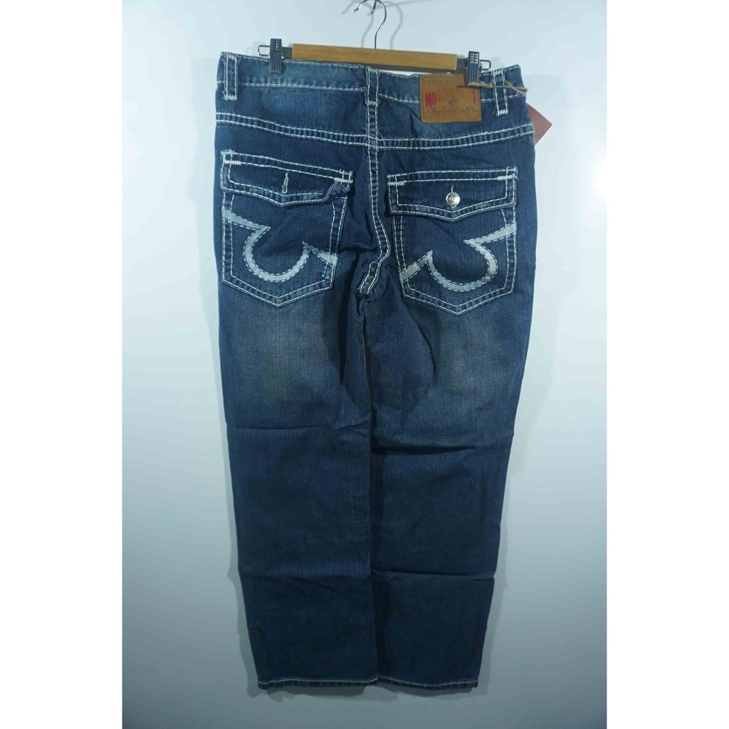 Celana Jeans Panjang Pria-True-Religion-Blue Size 36