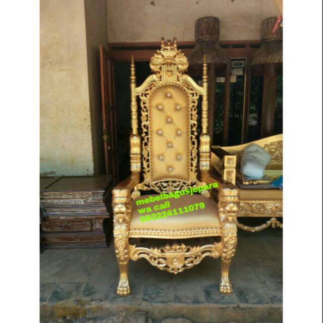 Kursi raja mebel mahoni mebel Jepara mebel bagus Jepara