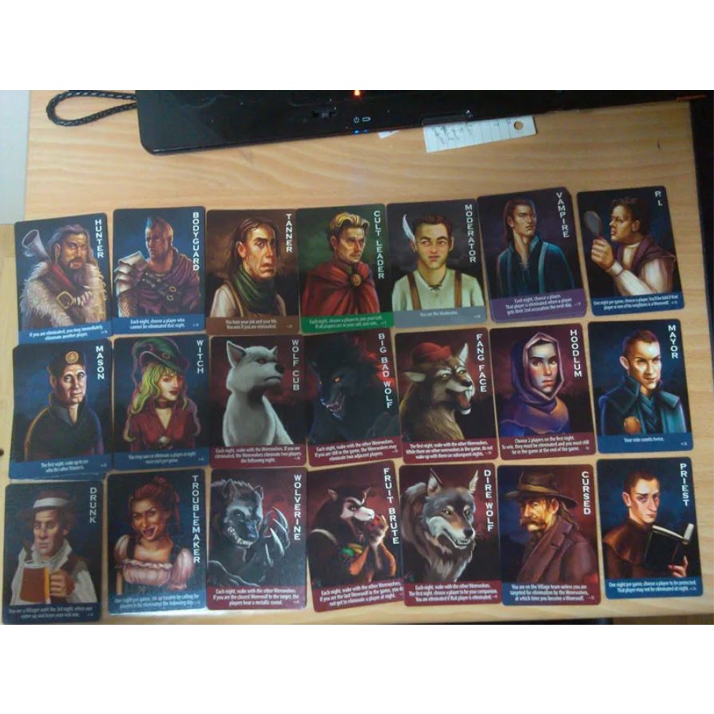 Ultimate Werewolf Deluxe Edition Board Game READY STOCK ORI QUALITY