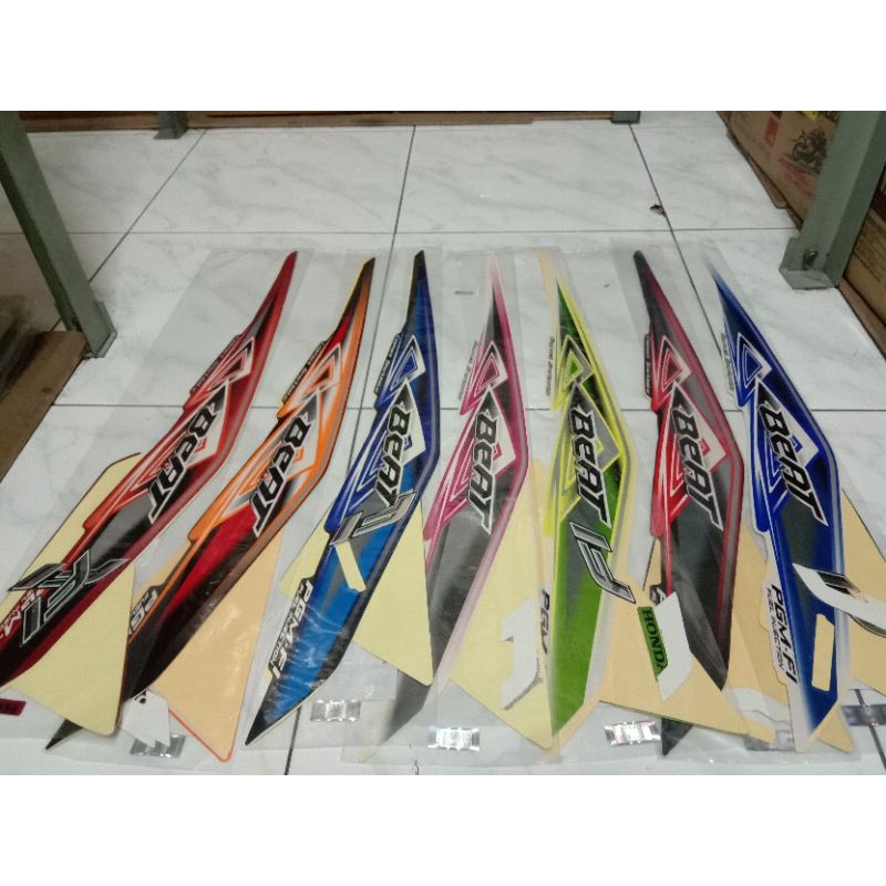striping beat fi tahun 2013 sticker motor beat 2013