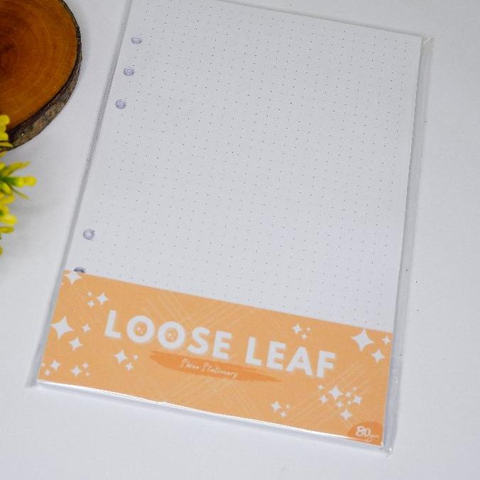 

Saletopϟ Loose Leaf A5 (6 Ring & 20 Ring) Murah/ Refil Kertas Binder / Loose Leaf Dot, Grid, Polos, Garis | Termurah | Terbaik | Original