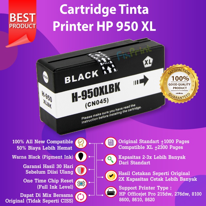 Ink Cartridge Compatible 950 951 XL 950XL 951XL HP 8100 8600 8610 8620