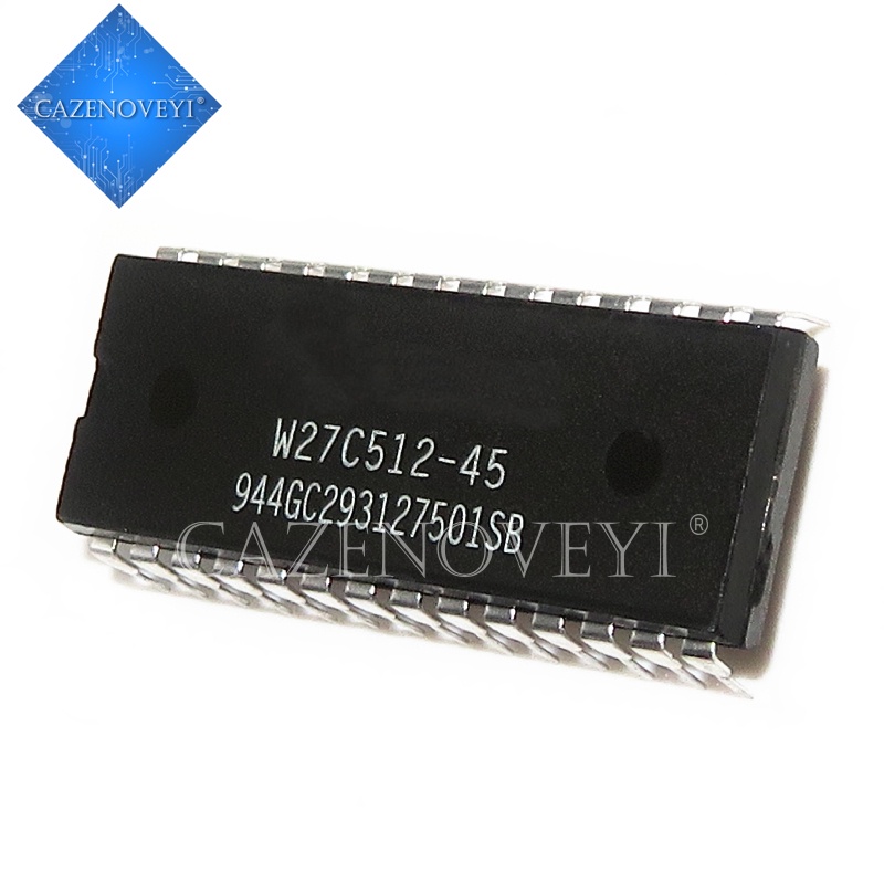 10pcs Ic W27C512-45Z W27E512-12 Dip28 W27C512-45 W27C512 64k X 8