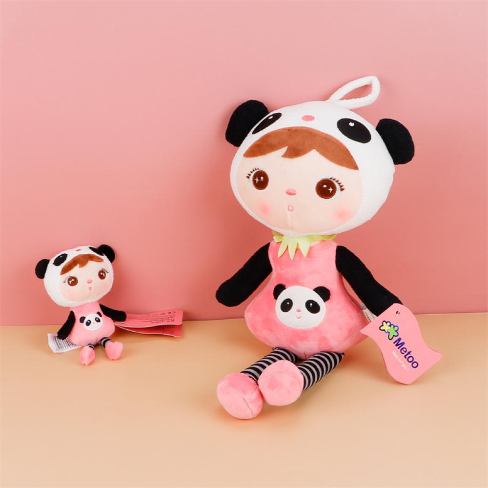 Timekey 2Pcs Metoo Mainan Boneka Stuffed Plush Kelinci Jibao Untuk Anak Perempuan S7T6