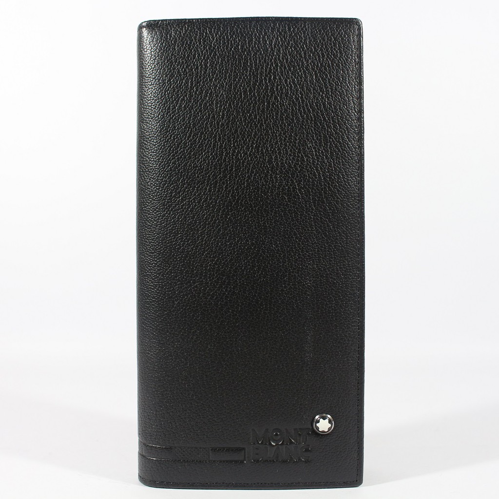 DOMPET KULIT PRIA PANJANG IMPORT BRANDED - MONTBLANC 1606-08 BLACK