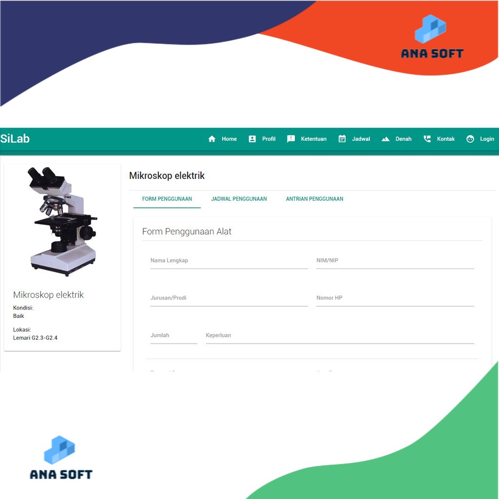 Software Sistem Informasi Laboratorium Peminjaman Alat Laboratorium