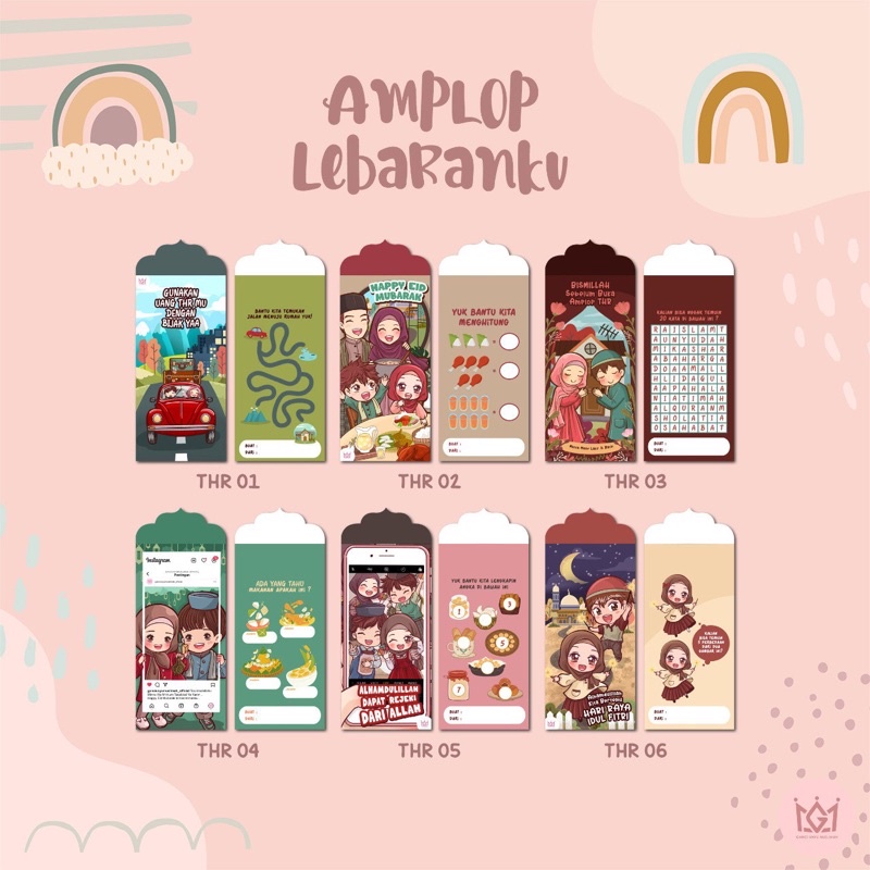 

amplop lebaran by ganci unyu muslimah