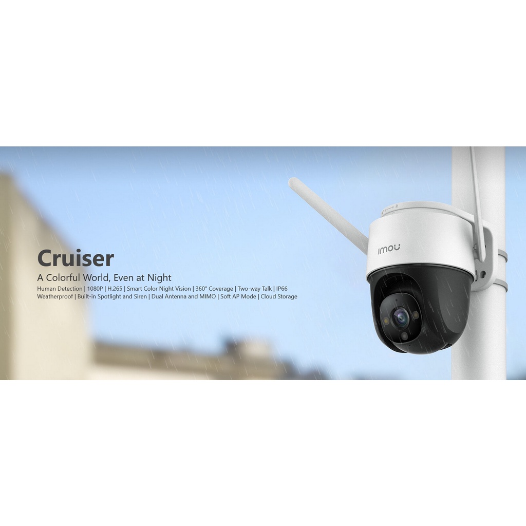 IP CAMERA / CCTV IMOU CRUISER IP66 WEATHERPROOF 1080P SMART COLOR