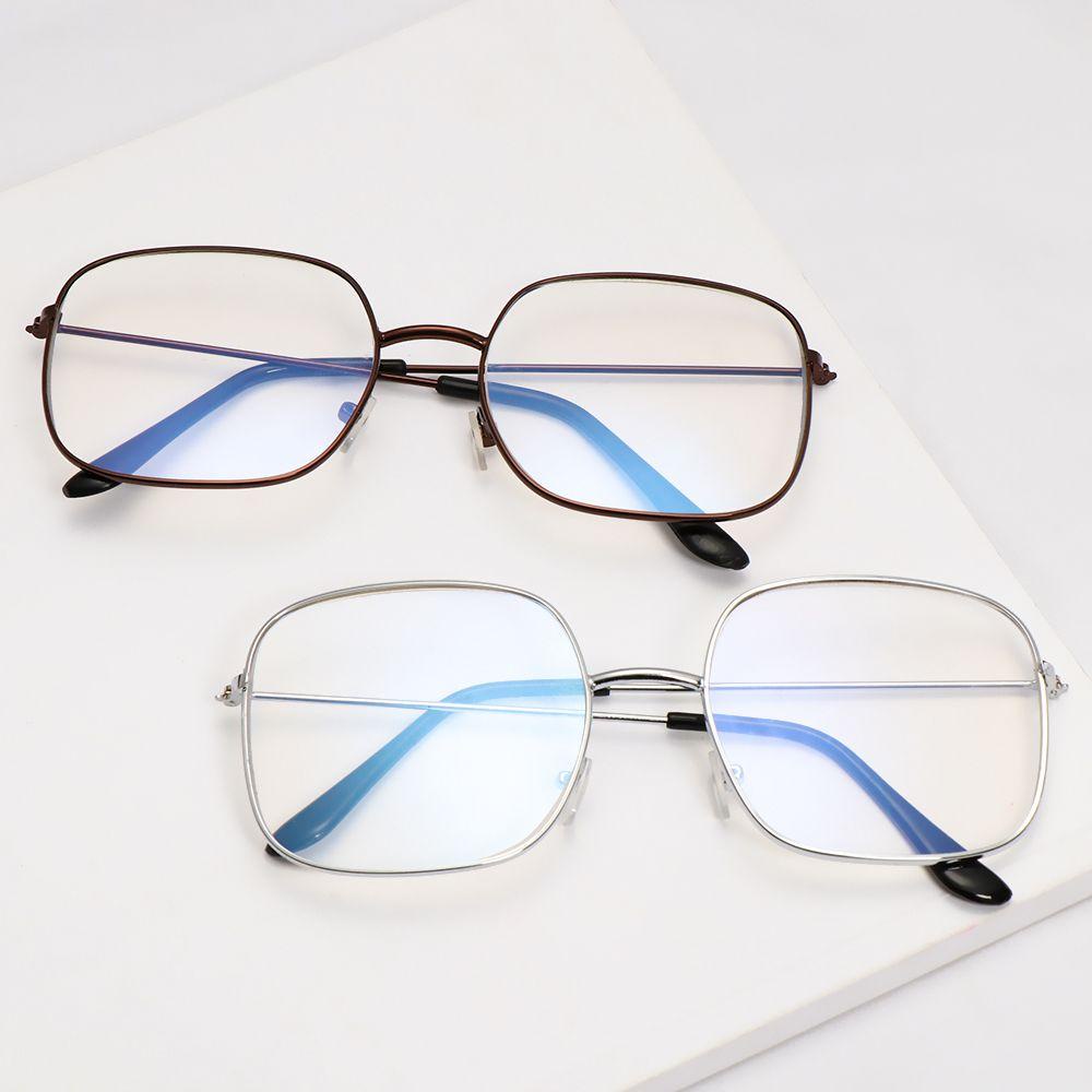 Lily Kacamata Anti Blue Light Wanita Fashion Anti-UV Unisex Perlindungan Radiasi Oversized Eyeglasses