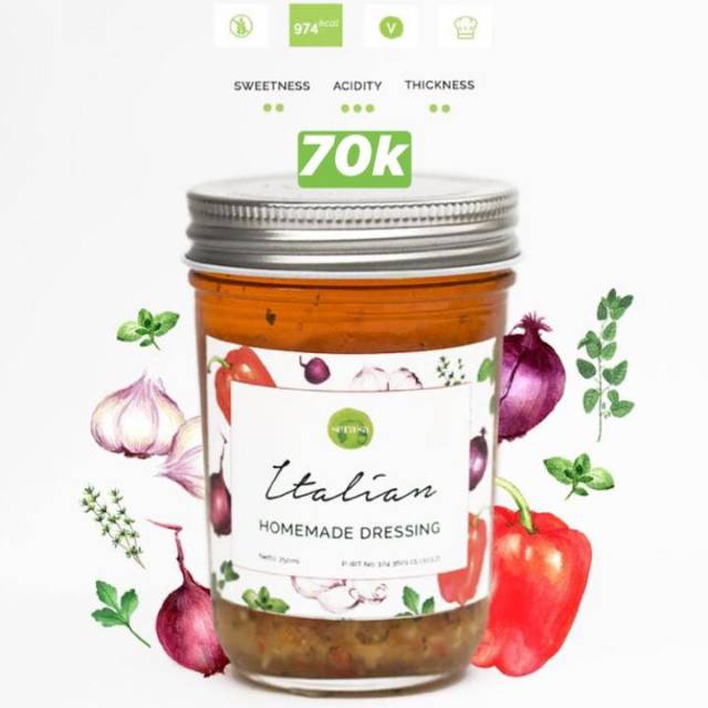 

Serasa Italian Homemade Salad Dressing