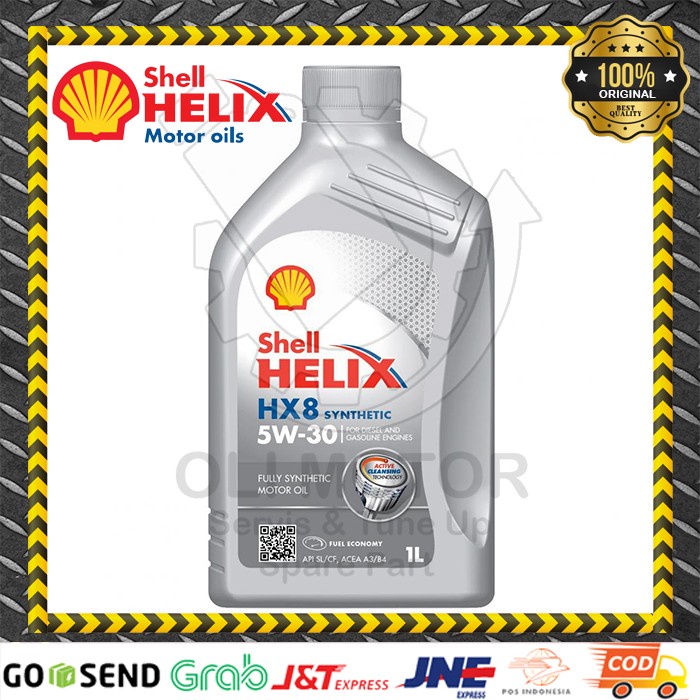 Oli Mobil Bensin Diesel Full Sintetik Shell Helix Hx8 5w30 SNPLUS 1L