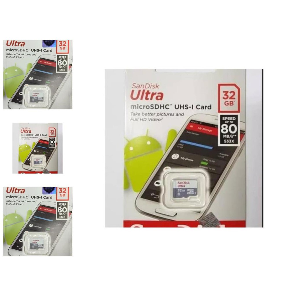memory card sandisk ultra 32gb original