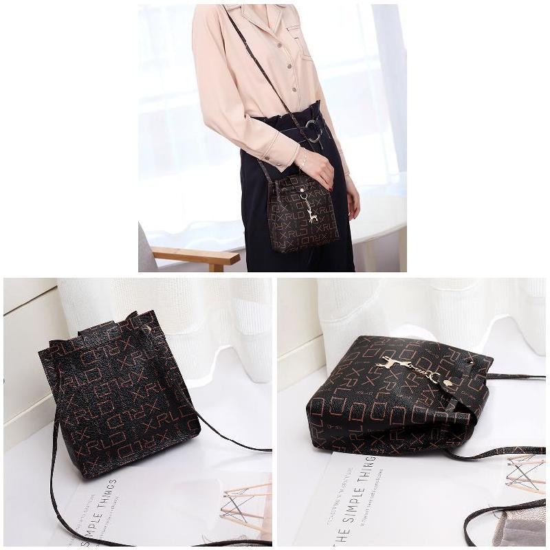 Fashion Women Shoulder Bag XRLD Pattern Tas Slempang Mini Wanita Murah Import