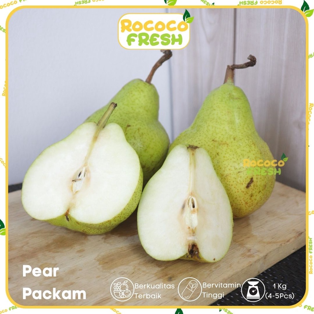 Jual Pear Packam Segar Manis 1kg Rococofresh Shopee Indonesia 