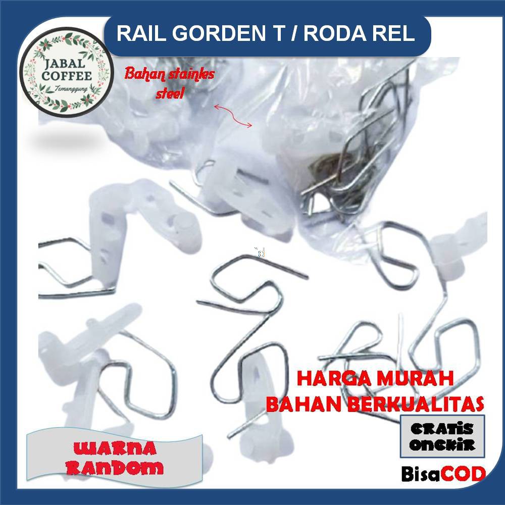 Kaitan Rel Balok Gordeng / Roda T Gorden / Pengait Rel Murah J9