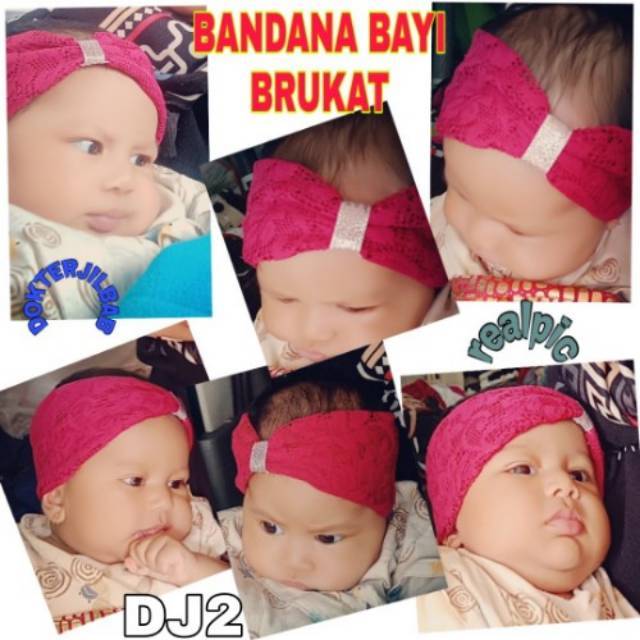 9900/4PCS RANDOM BANDO BANDANA BAYI BRUKAT