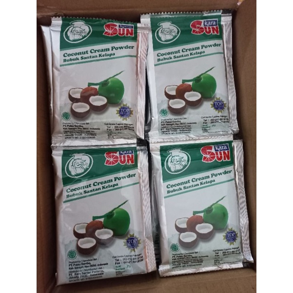coconut cream powder KARA / santan kelapa bubuk 1 DUS