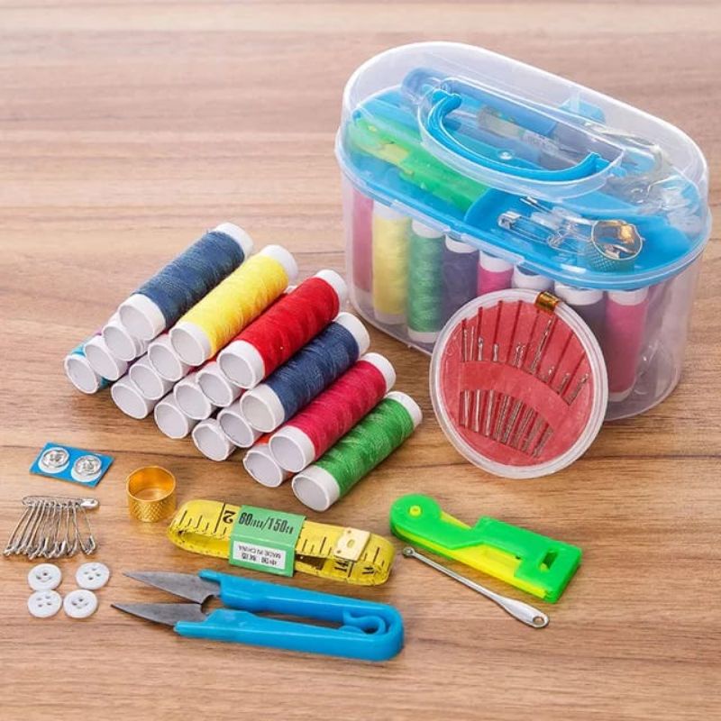 Paket alat jahit set sewing box kit