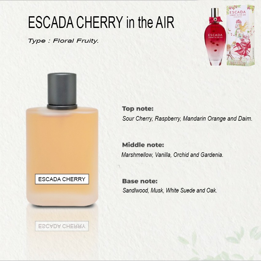 Parfum Refill ESCADA CHERRY in the AIR