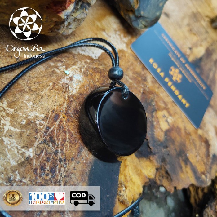 Kosa Pendant Orgonite Kalung Terapi Maag, Asam Lambung Dan Gerd