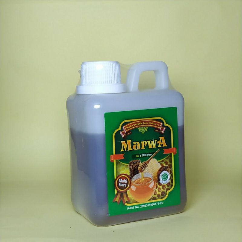 

Madu Marwa Multi Flora Al-Ghuroba Jerigen 500gr