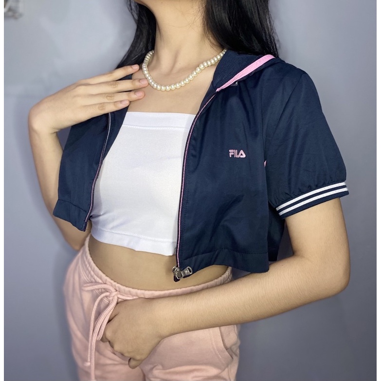 jacket crop FILLA original reworked