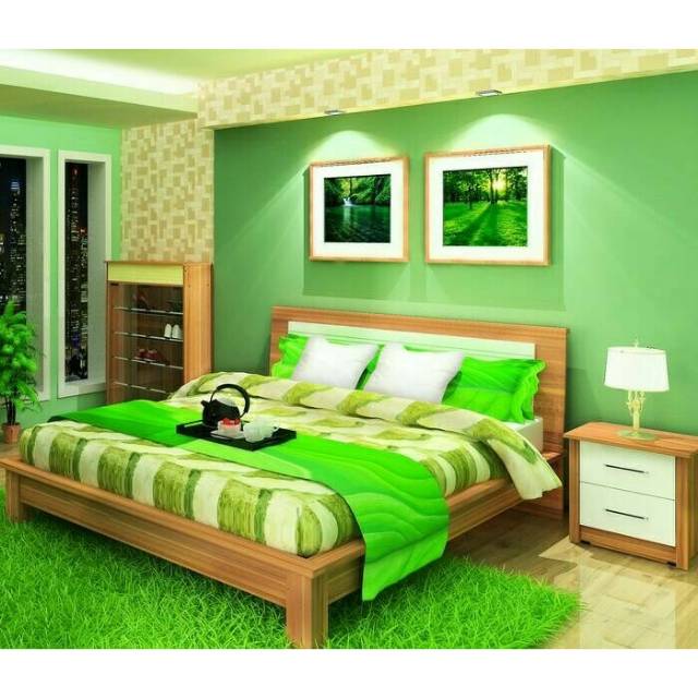 Green Bedroom Set