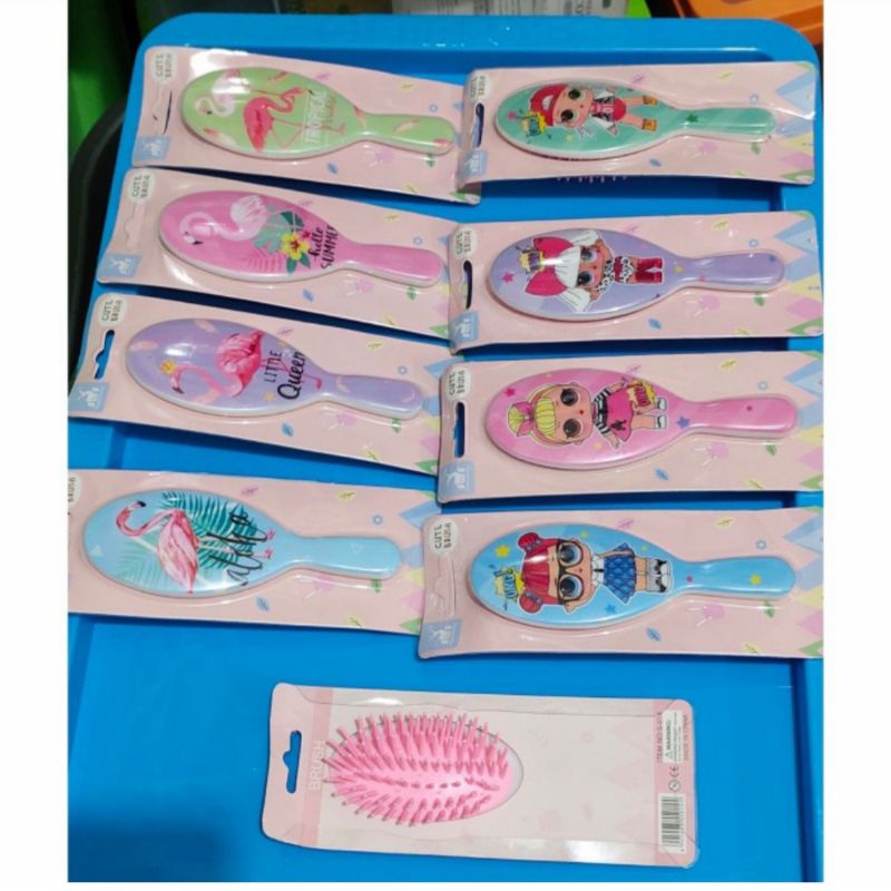 Sisir Anak Karakter Anti Kusut Oval / Sisir Lucu Anak