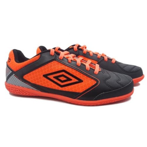 Umbro Sepatu Futsal Sala Liga - Black Orange