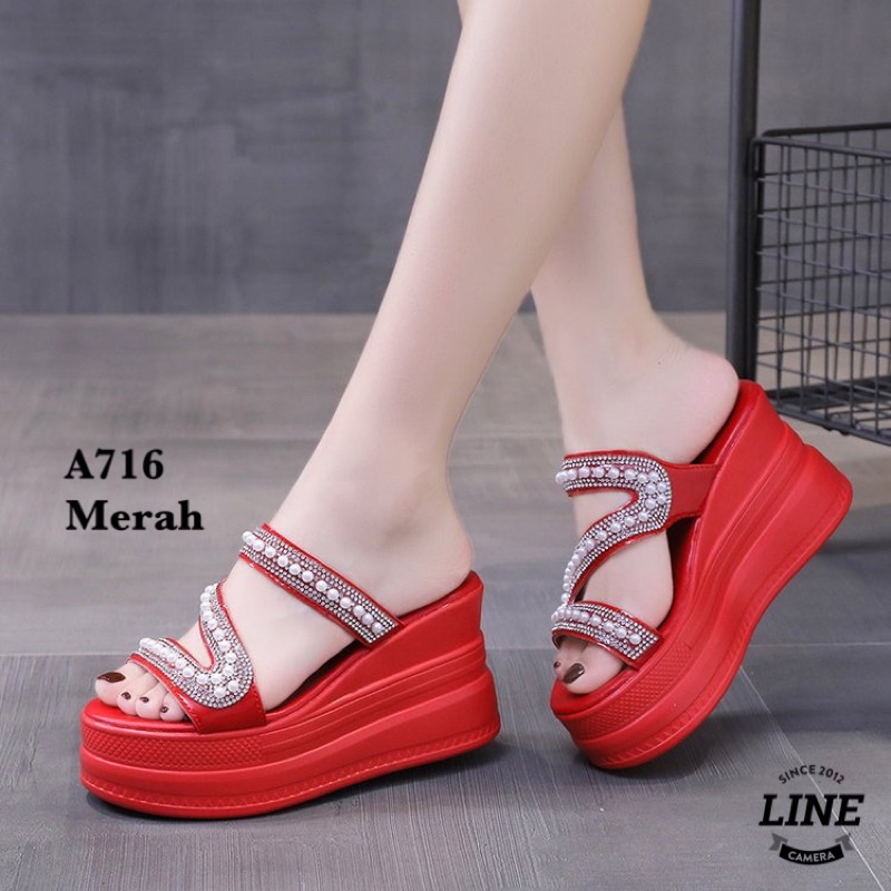 WEDGES WANITA FASHION KOREA A716