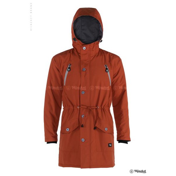 HIJACKET® MONTIX - Teracotta | Jaket Wanita | Jaket Hoodie Wanita Syar'i | Hijacket Original