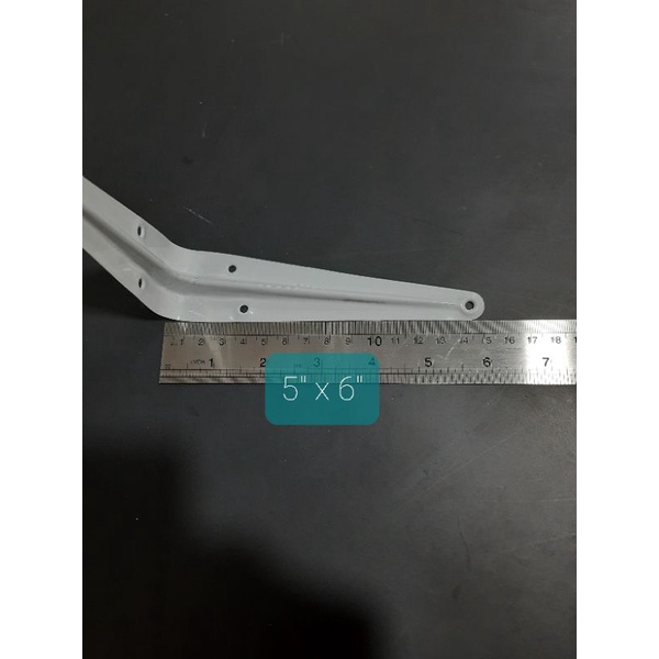 Siku rak L 5&quot; x 6&quot; Putih / Shelf Bracket White Harga Per Pcs (G752)