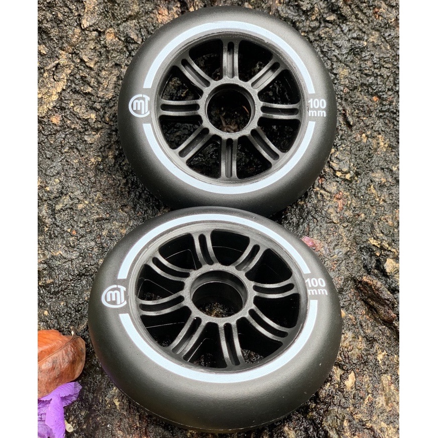 Roda Sepatu Roda Inline Skate M-cro (Micro) Black MT 100mm isi 3 Biji