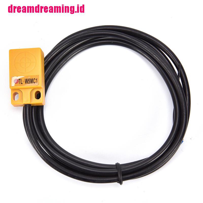 (dreamdreaming.id) Tl-w5mc1 Saklar Sensor Induksi 3 Kabel 5mm DC NPN