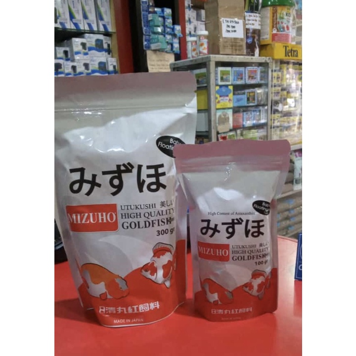 Mizuho goldfish 300gr pelet ikan koki