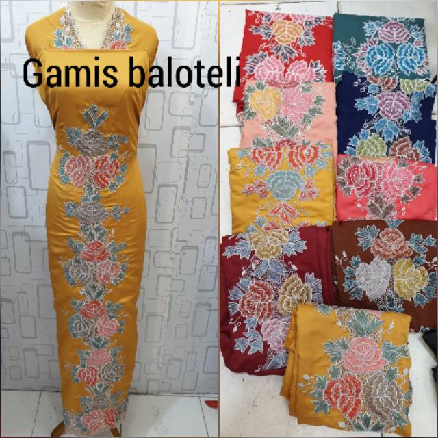 gamis bordir(bahan)