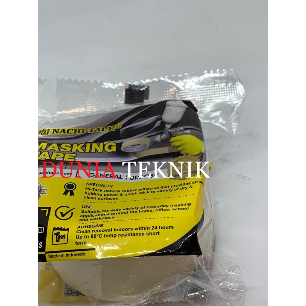 

NACHI TAPE MASKING [NACHI TAPE LAKBAN KERTAS] 18 M X 2 INCH ORIGINAL
