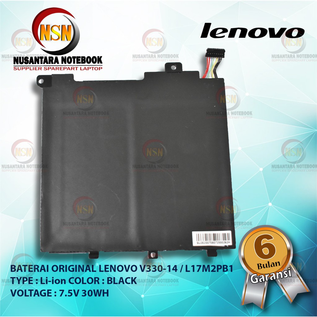 Baterai Original Laptop LENOVO V330 V130 V330-14 Series L17M2PB1