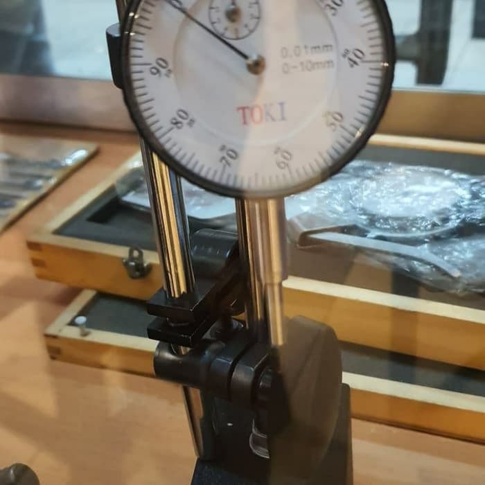 PAKET dial indicator + dudukan magnetic merk TOKI