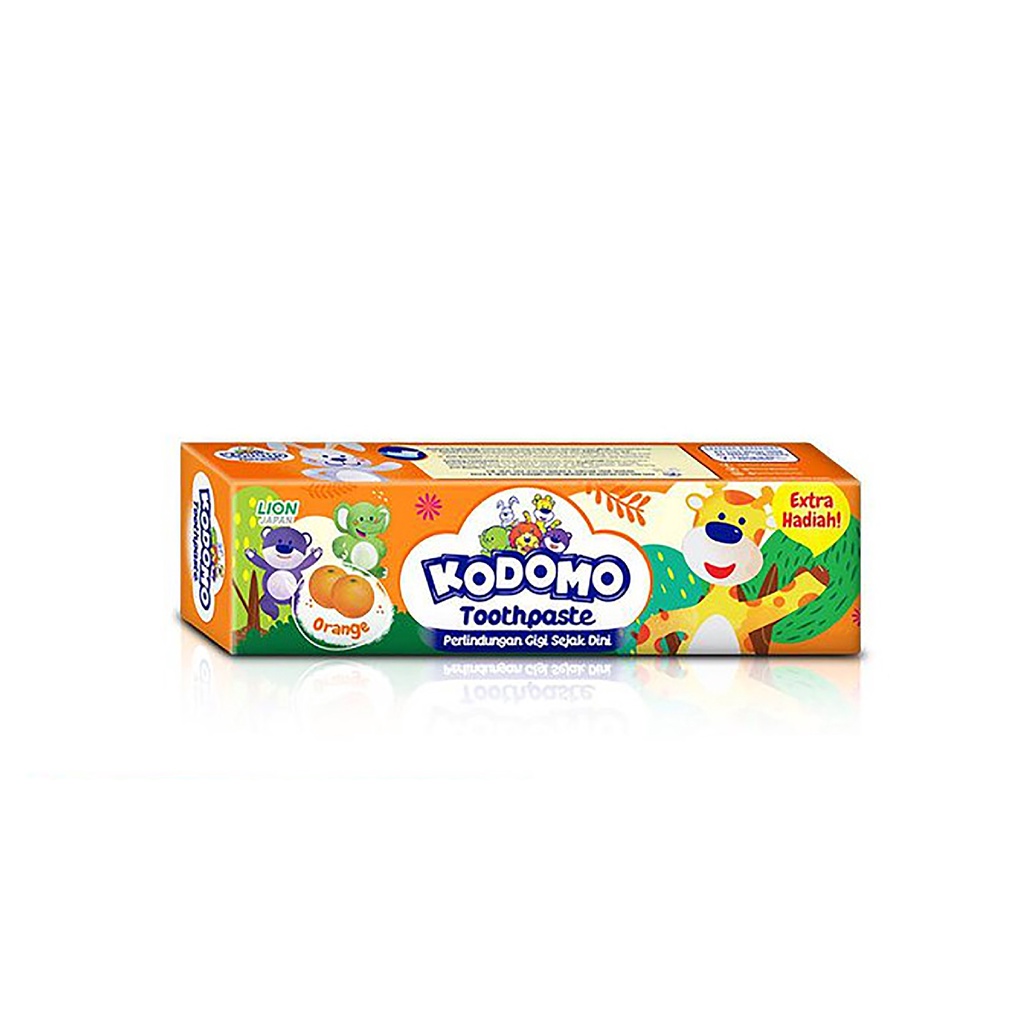 Bisa COD Kodomo Toothpaste Tube 45 gr (Orange) (Strawberry) (Melon) (Anggur)