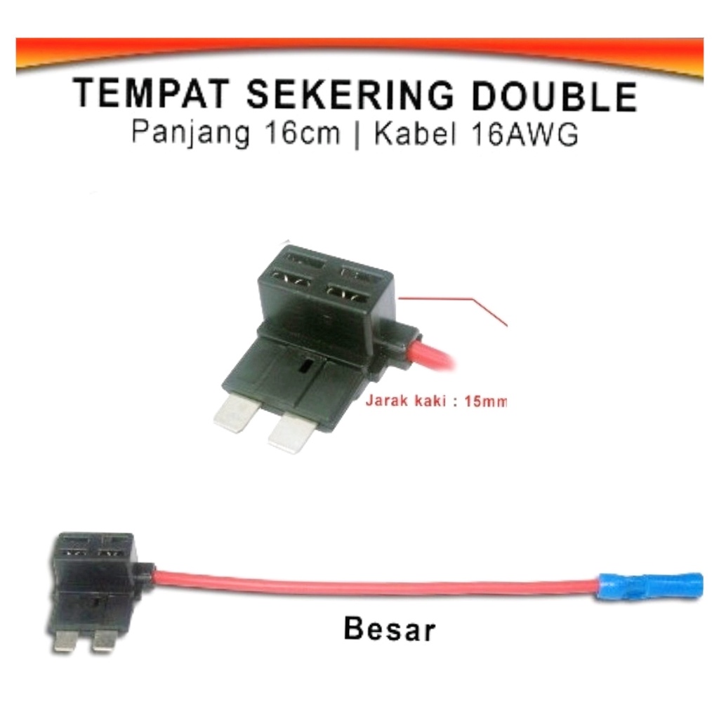 Kabel rumah fuse - tempat sekring - fuse tap