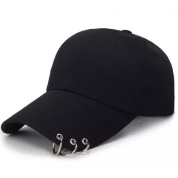 Topi Baseball Ring Polos dengan Cincin 3 Ring Topi Gaya KoreaTerbaru