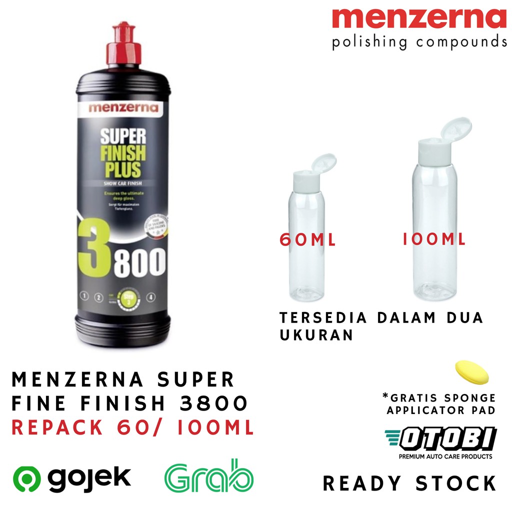 Menzerna Super Finish Plus 3800 Finishing SFP Obat Poles Repack 100ml