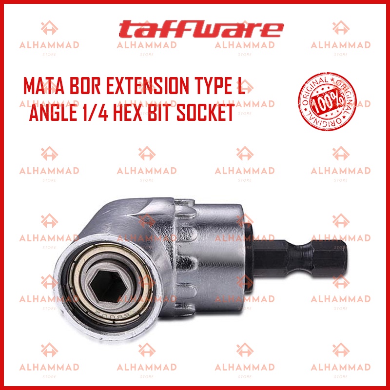 [HIGH QUALITY] Extension Mata Bor L Angle 1/4Inch