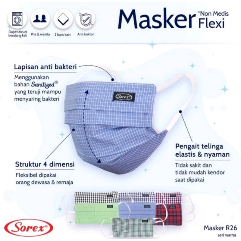 Masker Flexi Sorex R26
